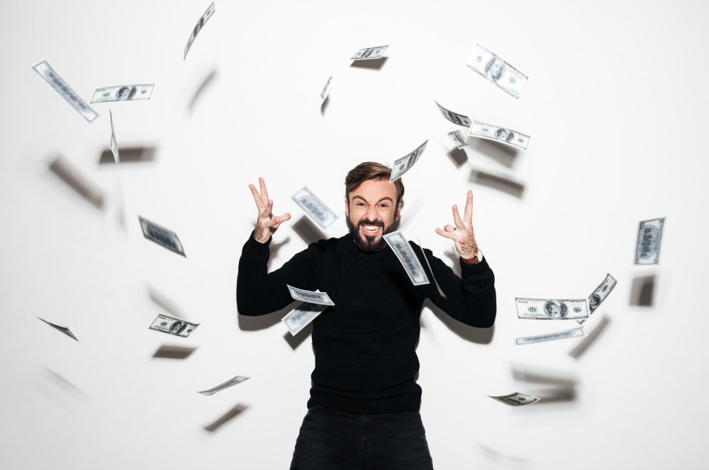 portrait-happy-bearded-man-celebrating-success